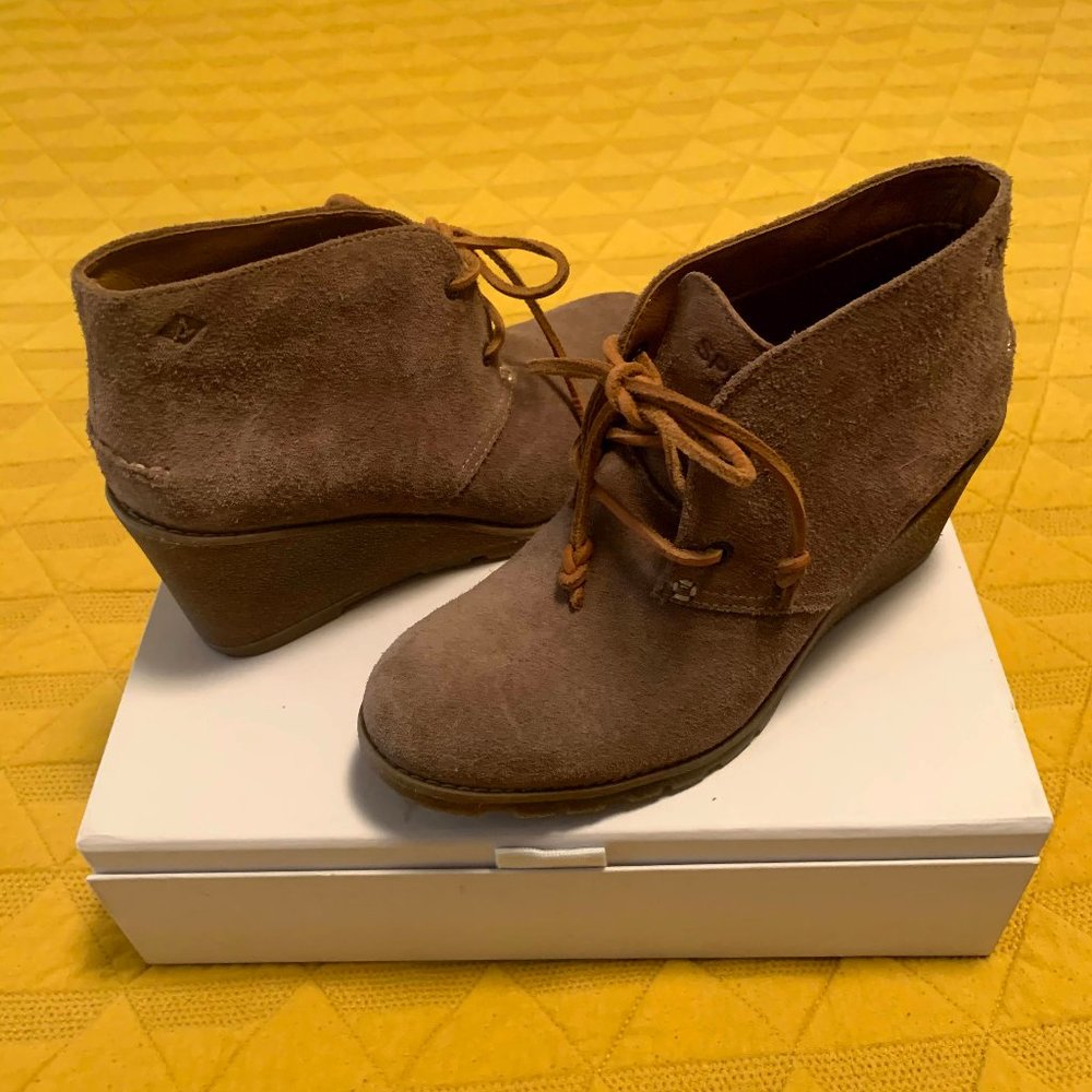 Wedge booties